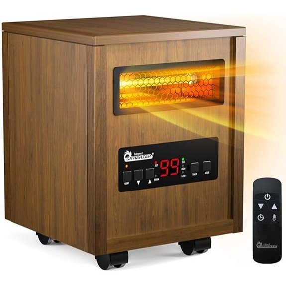 Dr. Infrared Space Heater with Remote and Timer