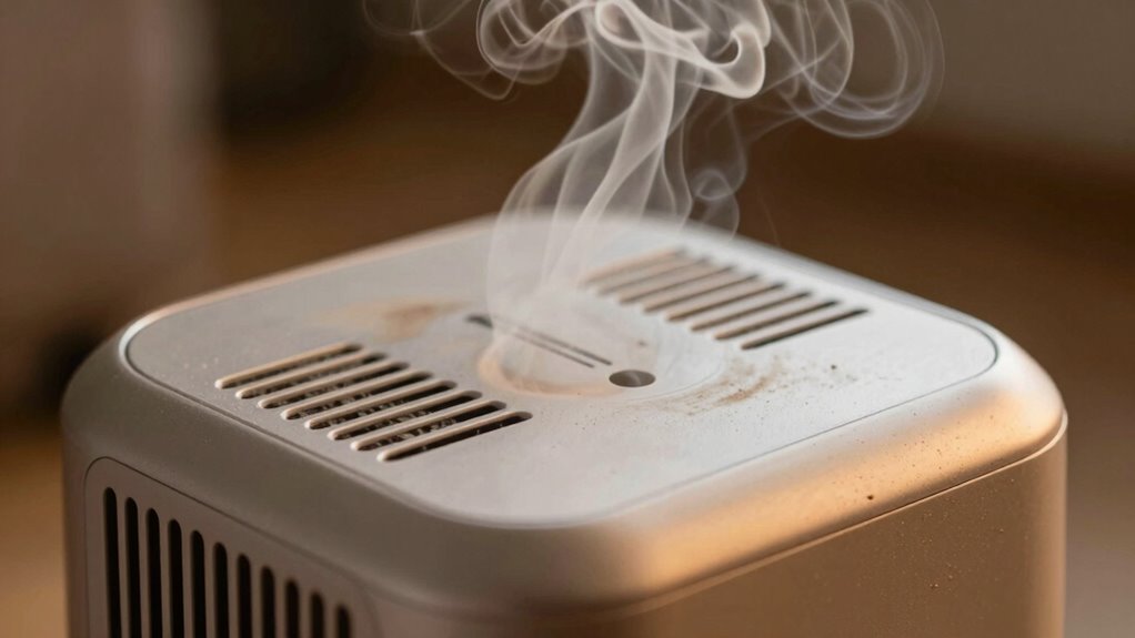 initial heater odor normal