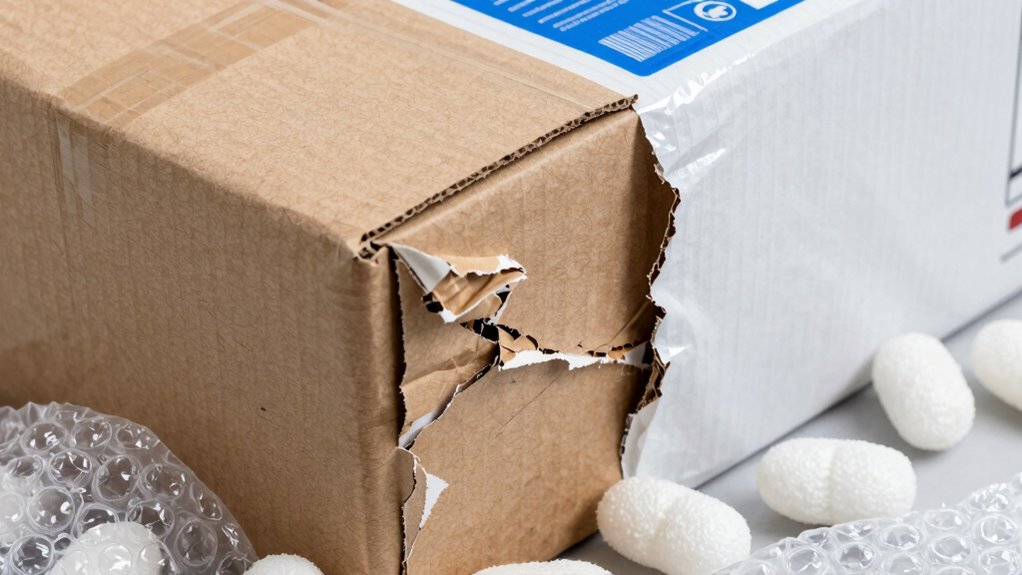 inspect packaging for damage