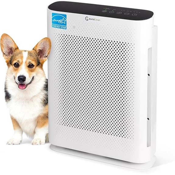 InvisiClean Aura II Air Purifier for Home and Pets