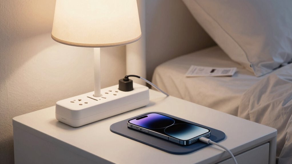 keep devices away from flammables