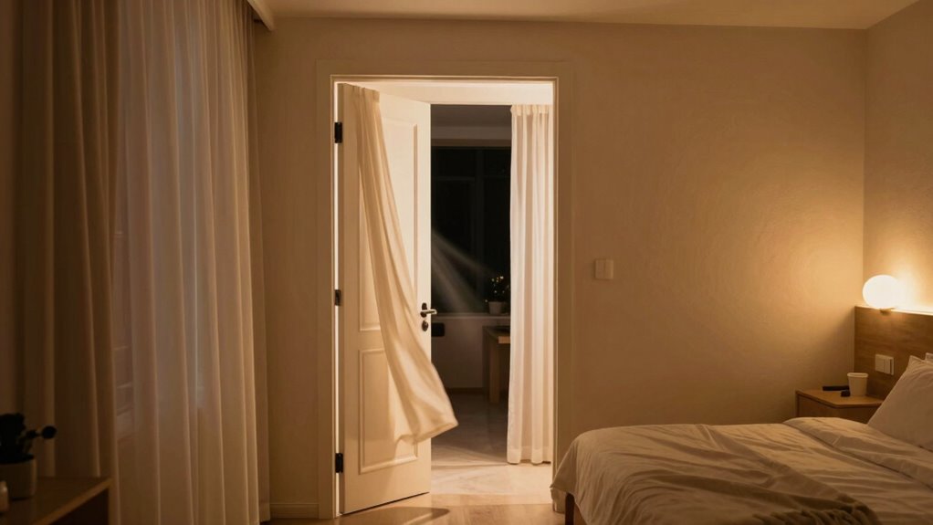 keep doors slightly open