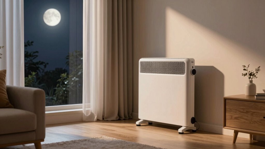 keep heaters away from drafts