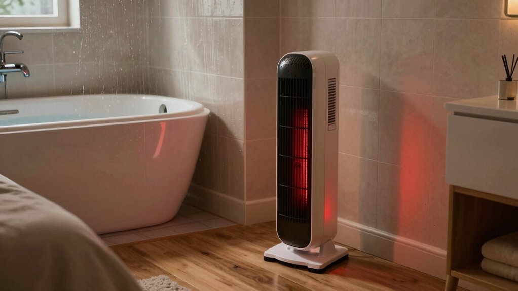 keep heaters away from water