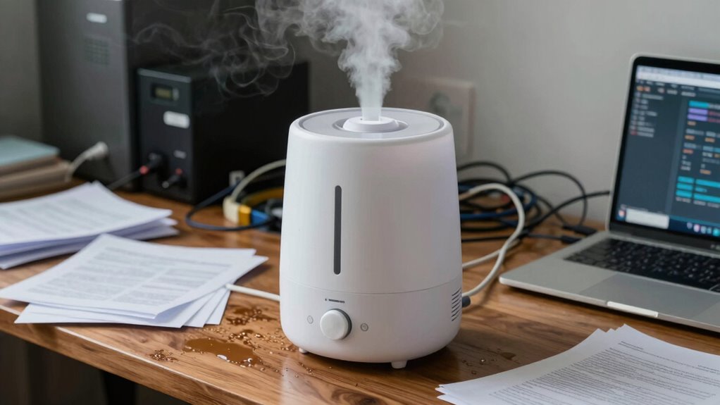 keep humidifier away electronics