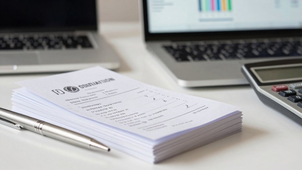 keep receipts for tax deductions