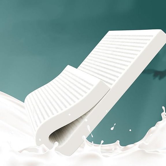 Natural Rubber Latex Mattress King 76x80x4 Inch