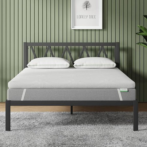 Novilla King Size Memory Foam Mattress Topper