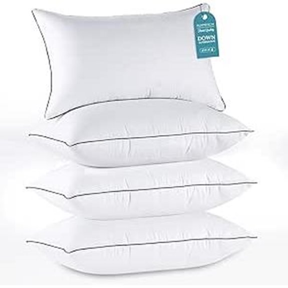 HUXMEYSON King Size Pillows Set of 4