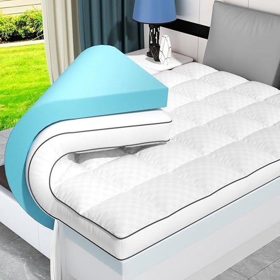 Dual Layer 4 Memory Foam Mattress Topper King