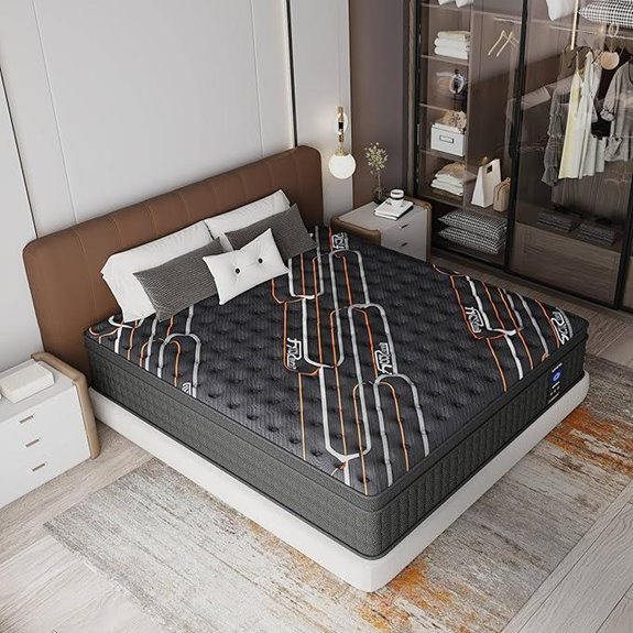 MRH King 14-Inch Euro Top Memory Foam Mattress