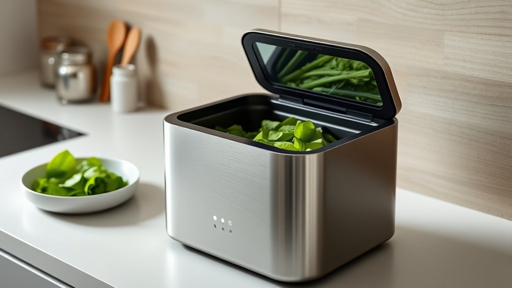 kitchen compost bin features