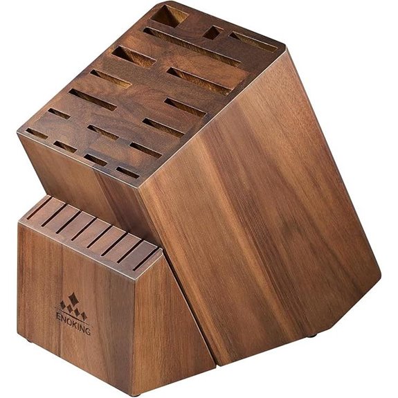 ENOKING Knife Block with 25 Slots for Storage