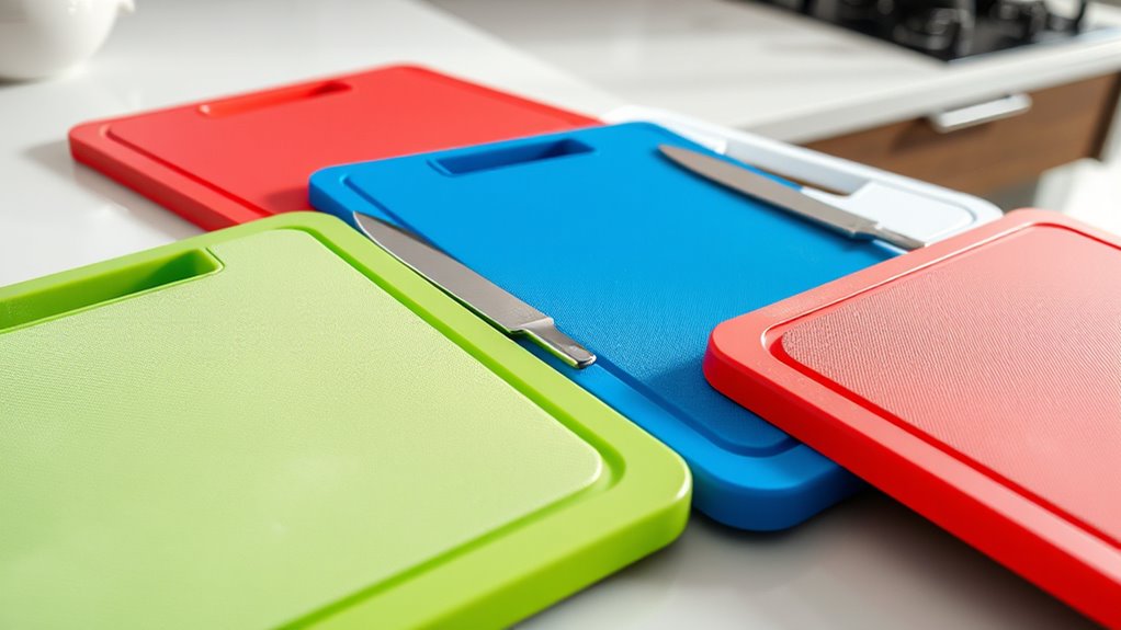 knife friendly plastic cutting boards