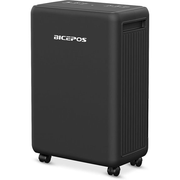 large capacity dehumidifier with drainage
