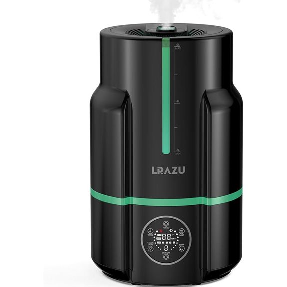 Large Room Humidifier with Night Light and Quiet Operation