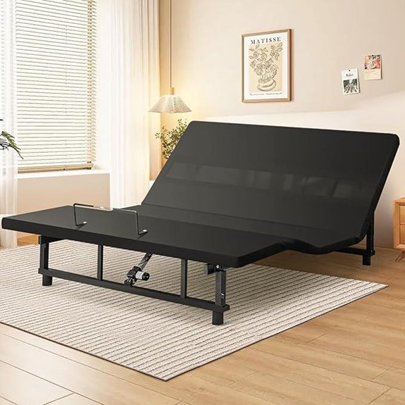 King Size Adjustable Bed Frame with Remote