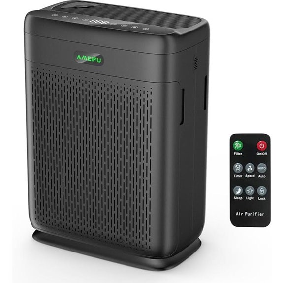 Large Room Air Purifier with Remote HEPA Filter