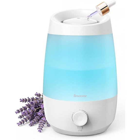 BREEZOME 2.5L Ultrasonic Humidifier with Essential Oil Diffuser