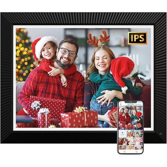Large 16.2 Digital Photo Frame with WiFi and Cloud