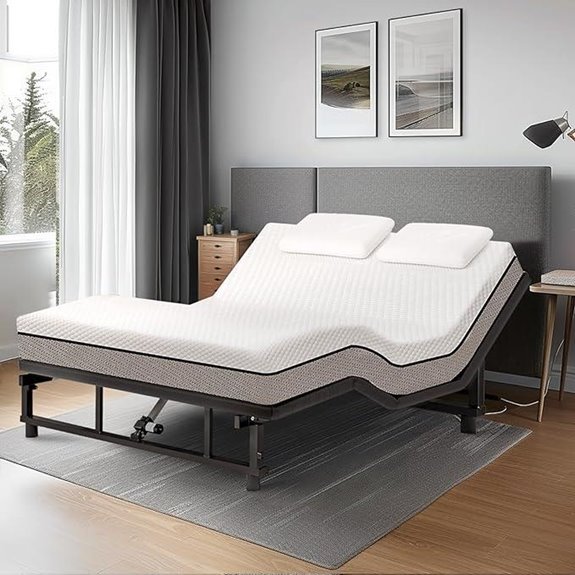 King Size Adjustable Bed Base with Wireless Remote