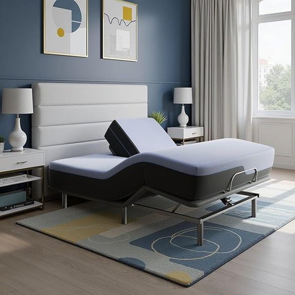 Bridgevine 12-Inch Latex Foam Mattress & Adjustable Base Bundle