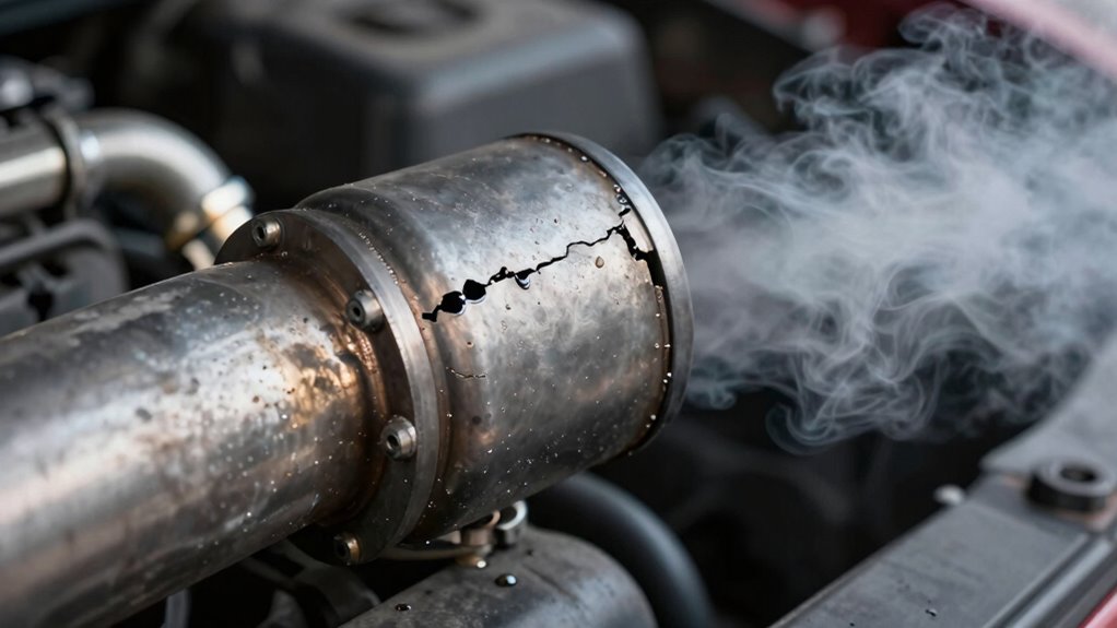 leaking hoses impair cooling