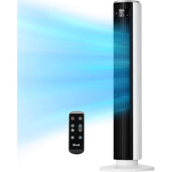 LEVOIT Tower Fan with Remote and 5 Speeds