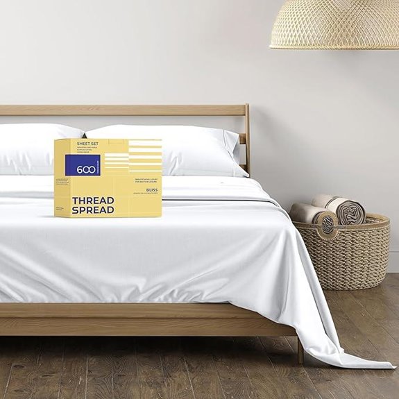 Egyptian Cotton Queen Sheet Set 600 Thread Count