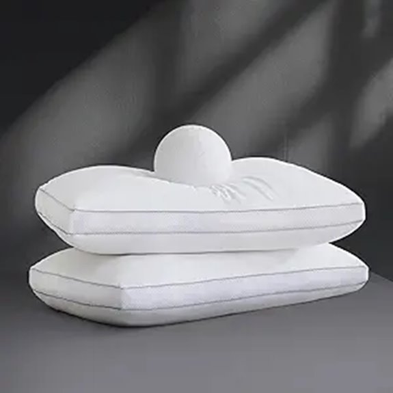 King Size Goose Down Bed Pillows (Set of 2)