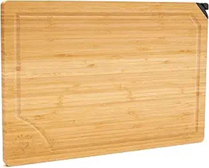 Luxury Eco-Friendly Cutting Board with Sharpener and Non-Slip