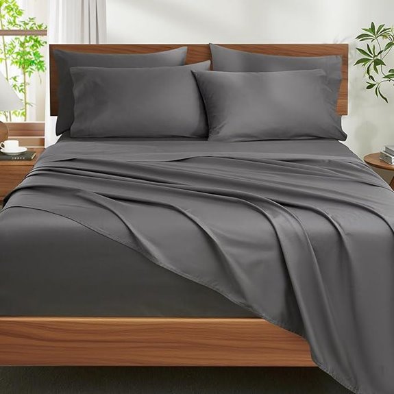 Ivellow King Size Egyptian Cotton Sheet Set
