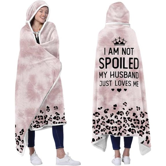 Spoiled Wife Fleece Hoodie - Gifts for Wife