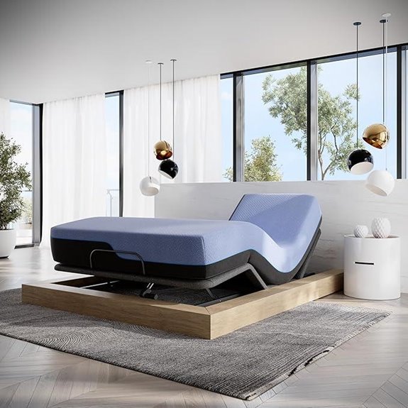 King Size Latex Foam Mattress & Adjustable Base Bundle