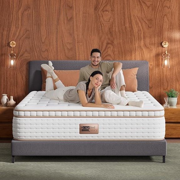 BedStory Queen Hybrid Mattress with Lumbar Support