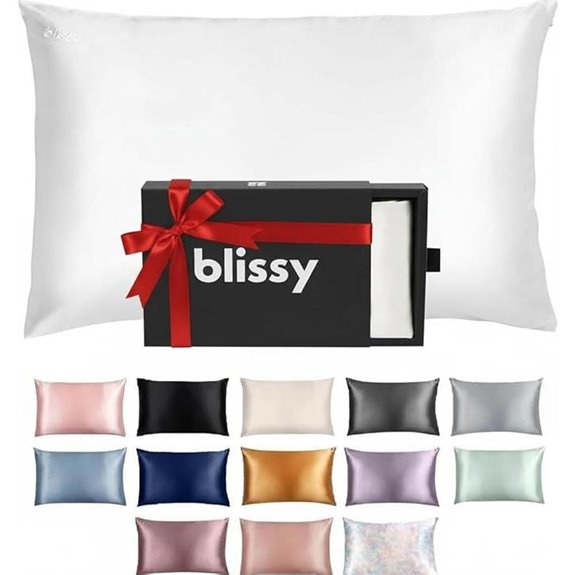 Blissy Silk Pillowcase 100% Mulberry Silk Queen