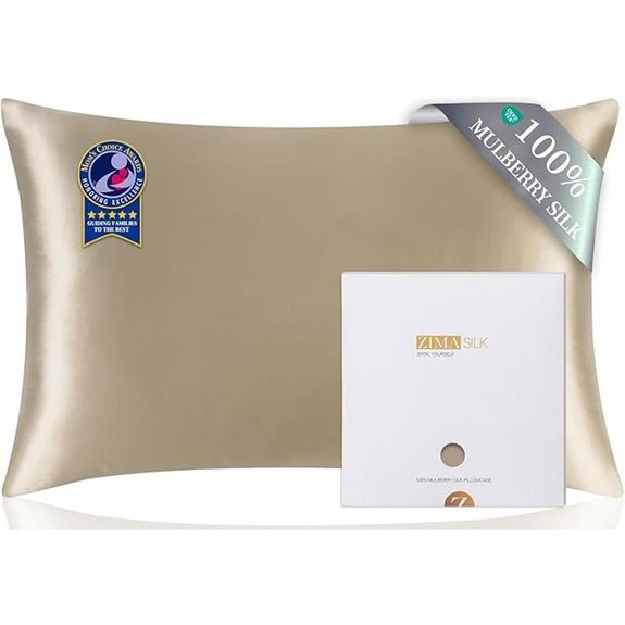 ZIMASILK 100% Mulberry Silk Pillow Case Queen
