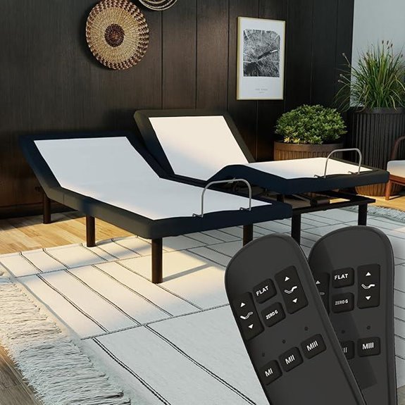 Blissful Nights Split King Adjustable Bed Frame