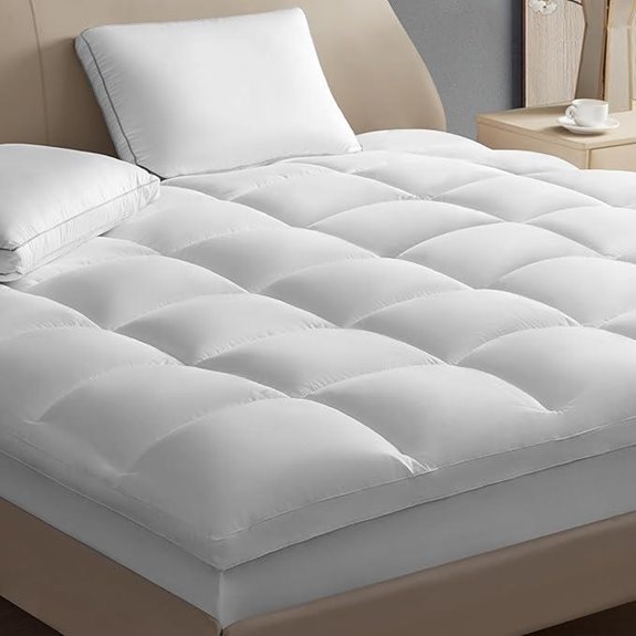 Hotel Grand Queen Mattress Topper with Waterproof Fitted Cover