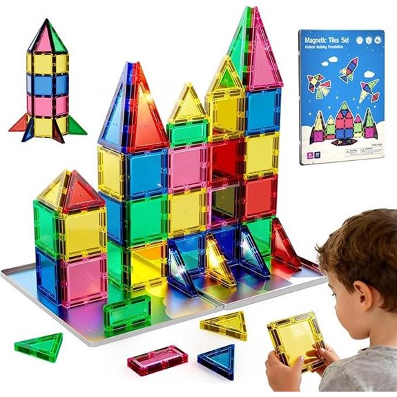 Magnetic Tiles for Kids 32PCS STEM Building Set