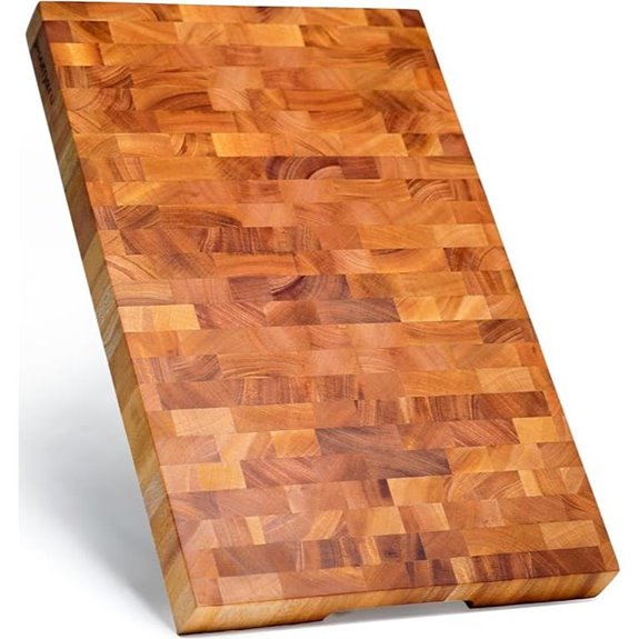 SHUMARU Mahogany End-Grain Cutting Board 20x13x1.6