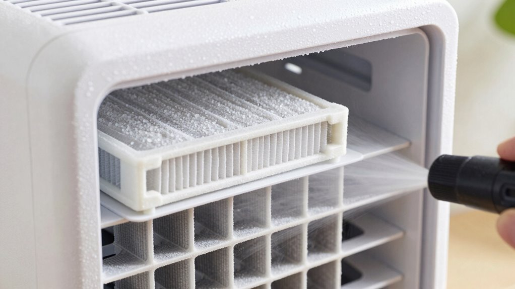 maintain dehumidifier water system