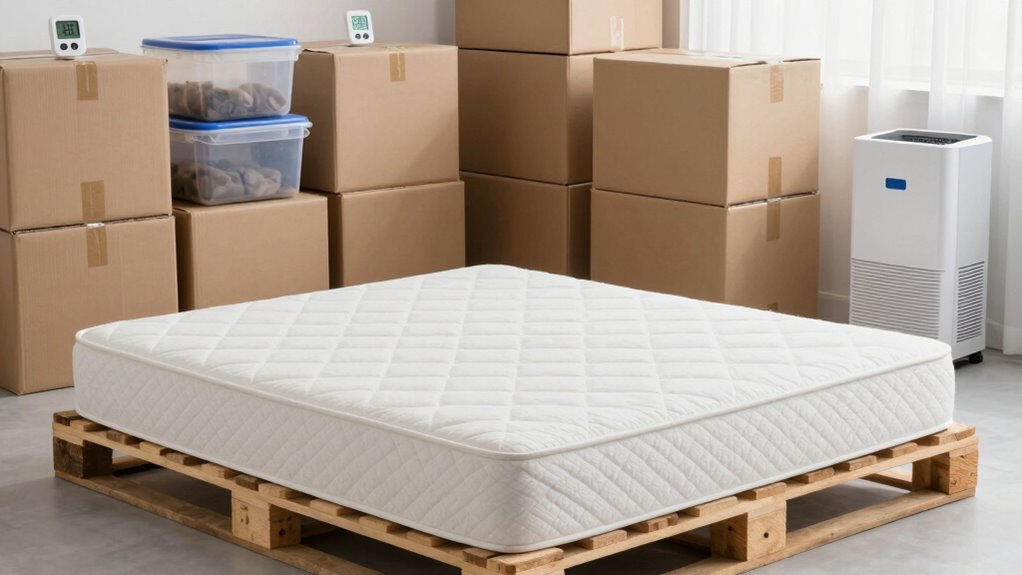 maintain dry ventilated storage