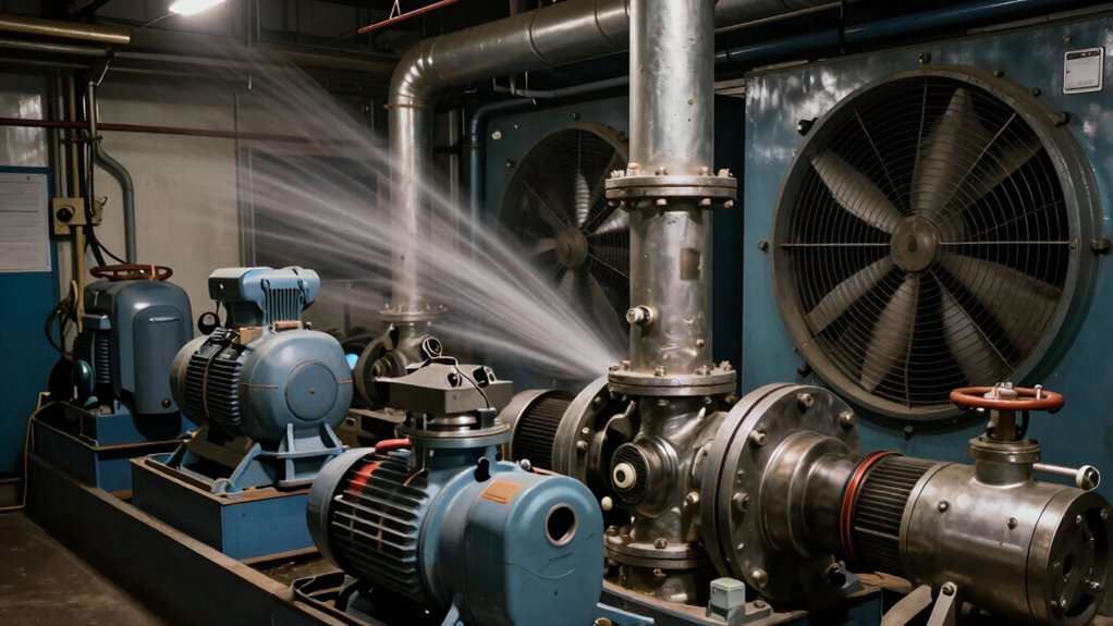manage pump fan noise