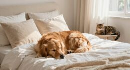 managing pets sleeping peacefully