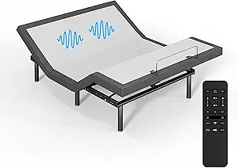 massage usb adjustable bed