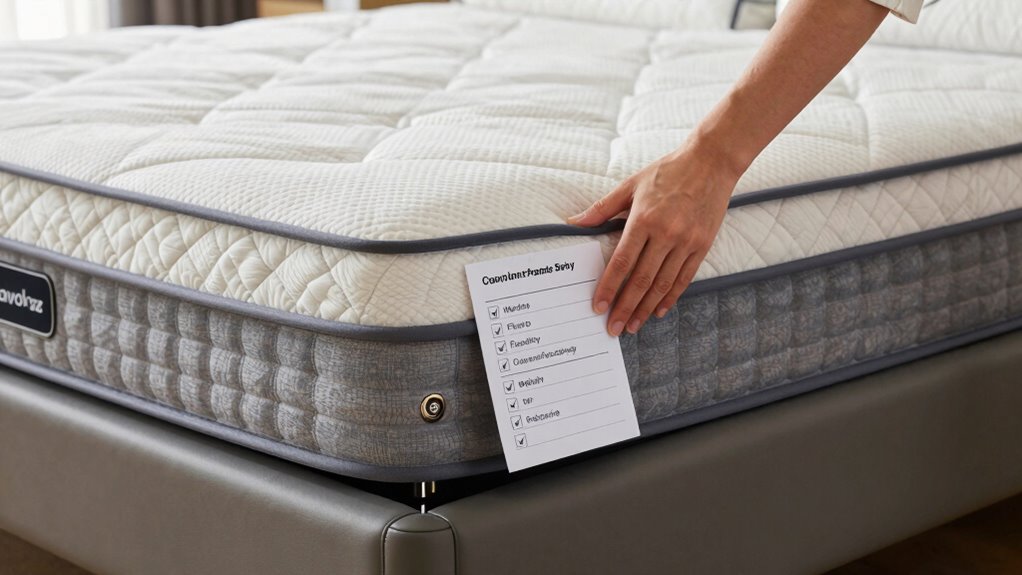 mattress compatibility testing steps