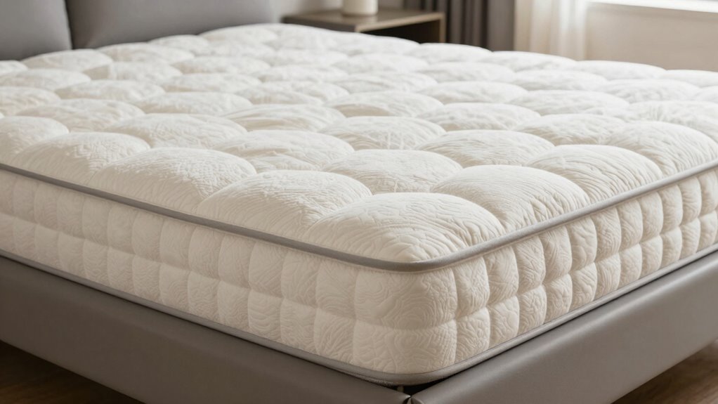 mattress feel depends on material