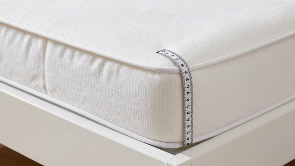 measure mattress depth accurately