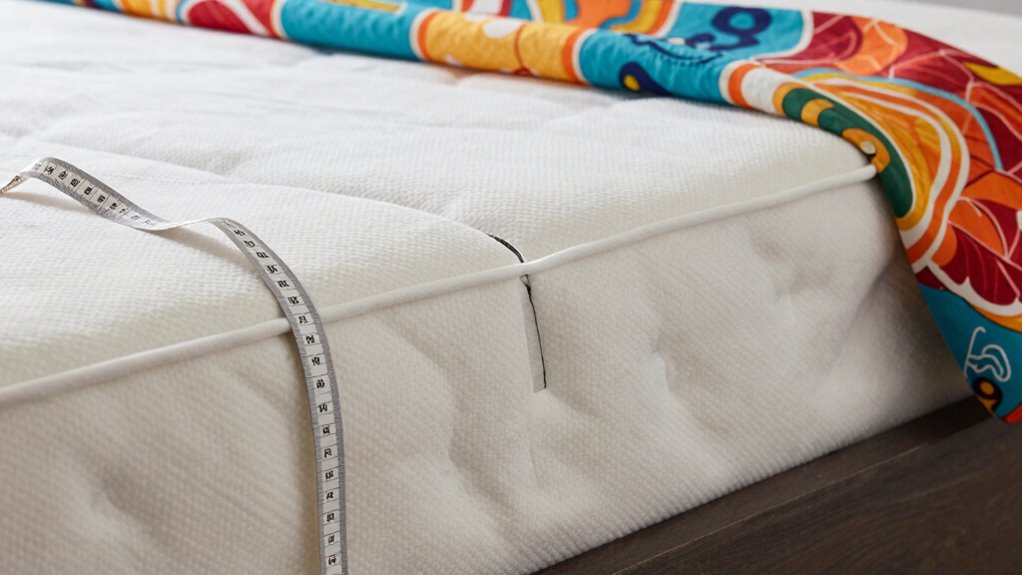 measure mattress height precisely